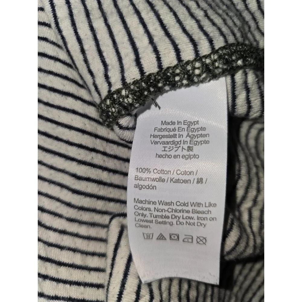 J.Crew Mens Heather Gray Zip Pullover Sweatshirt Medium 100% Cotton‎